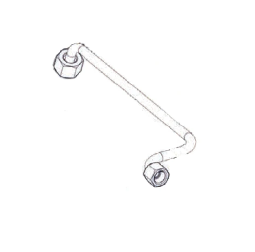 TUBE, STEAM BOILER BALL VALVE - LEFT STE